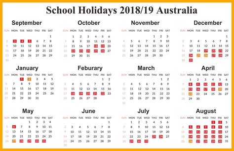 20 2019 School Calendar Free Download Printable Calendar Templates ️