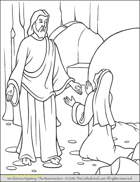 Resurrection Coloring Pages For Preschoolers At Free