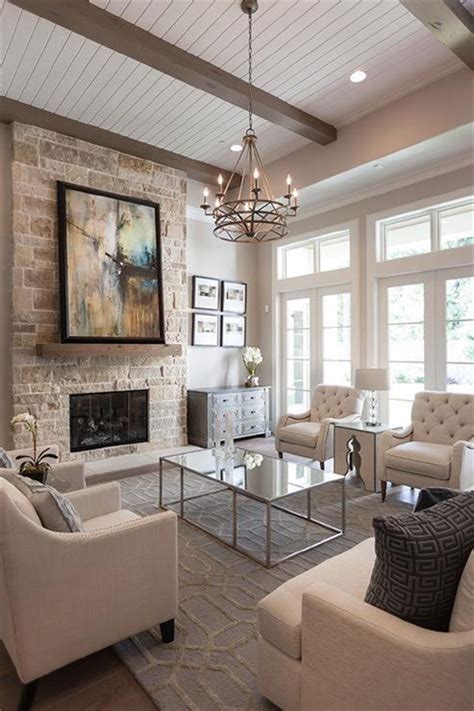 Look through magazines or online photos to gather living room inspiration from popular living room. 55 Most Popular Transitional Living Room Design Ideas for 2019 37 - DecoRelated
