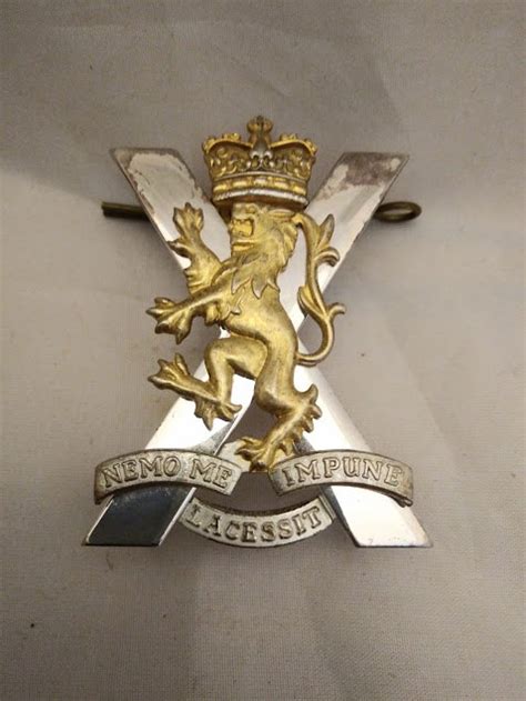Royal Regiment Of Scotland Cap Badge Walk This Way