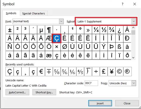 C Cedilla How To Type Ç Or ç