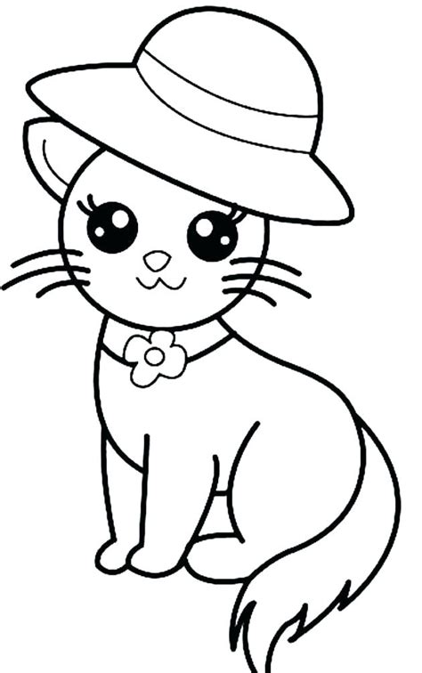 Cat Cute Drawing Free Download On Clipartmag