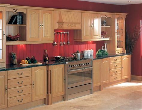 Most people like to retain the wooden finish. Barn Red Kitchen walls | Red kitchen walls