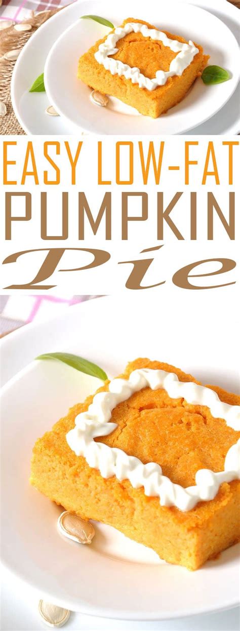 Find low cholesterol recipes that are both healthy and delicious. Weight Watchers Pumpkin Pie - Just 1.4 Smart Points Per ...
