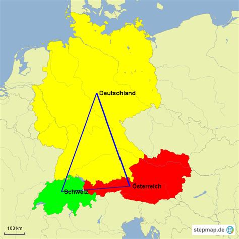 Mit der öbb österreichcard reisen sie ein ganzes jahr durch österreich. StepMap - Österreich, Deutschland und die Schweiz ...