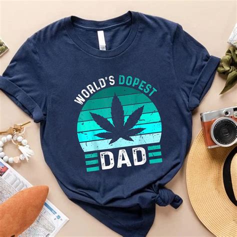 Worlds Dopest Dad Weed Day Fathers Day Vintage Fridaystuff