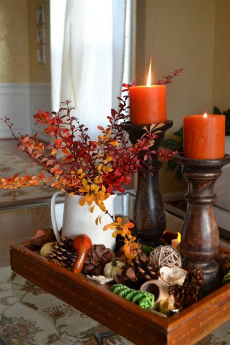 Simple And Easy Thanksgiving Centerpiece Ideas Using Candles Guide To