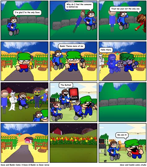 Dave and Bambi Comic 3:Dave & Bambi vs Dave-verse - Comic Studio