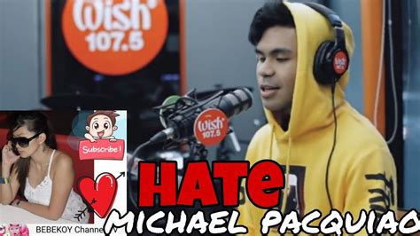 Michael Pacquiao Hate Wish 1075 Buslive Youtube