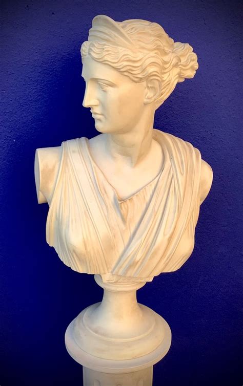 Proantic Bust Artemis And Its Column