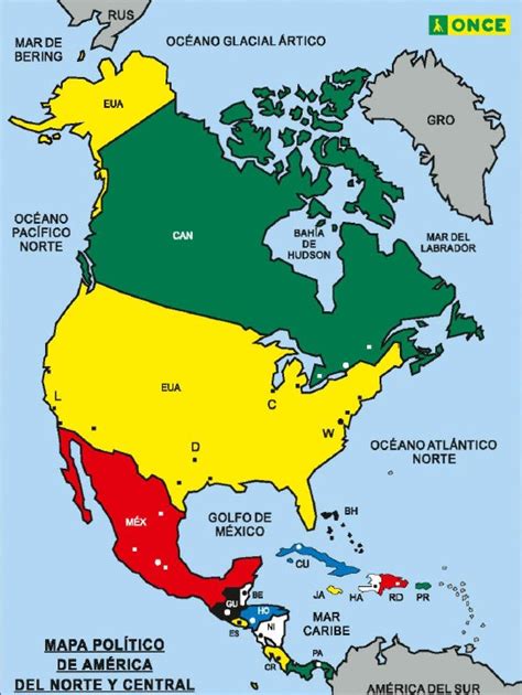 superioridad mejorar adherirse mapa de america del norte central y sur persona especial