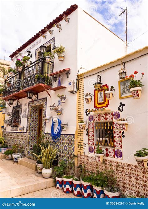Traditional Old House In Alicante Spain Editorial Photography Image
