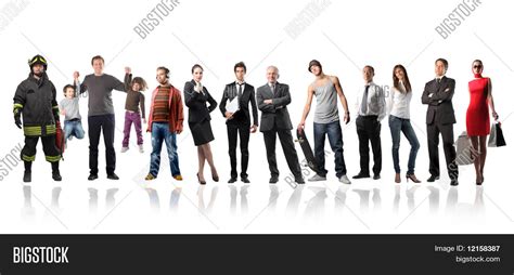 Big Group People Different Ages Image And Photo Bigstock