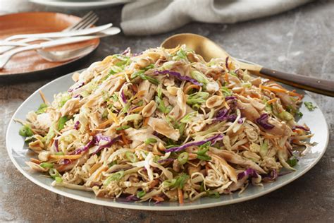 Made with cabbage, carrots, green onions. Asian Chicken, Cabbage and Noodles Salad | KeepRecipes: Your Universal Recipe Box