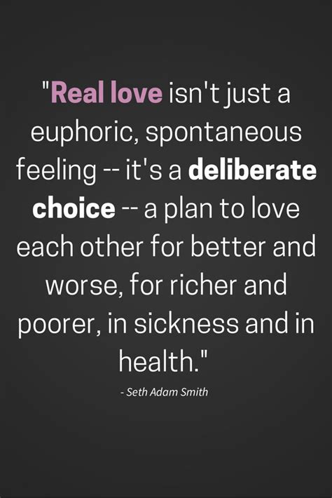 Real Love Is A Choice