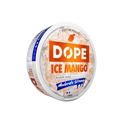 Nikotinové Sáčky Dope Ice Mango 10 Mg Moderate Strong Nicomania