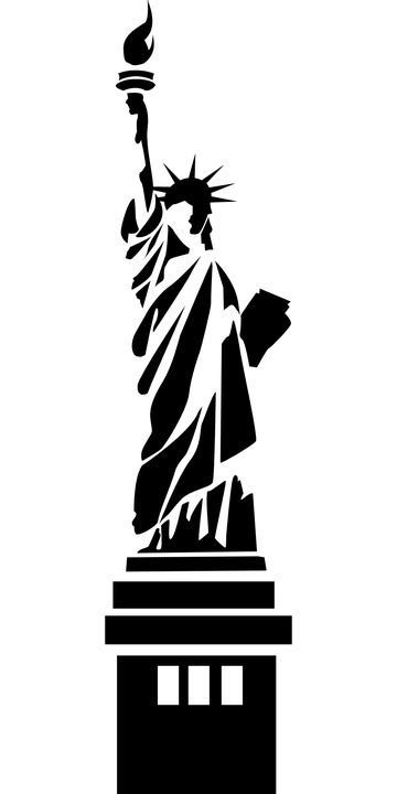 Statue Of Liberty Statue Of Freedom Silhouette Monument America Png