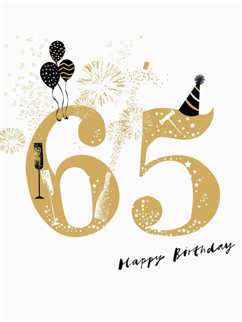 Happy Birthday Banner 65th Birthdaybuzz