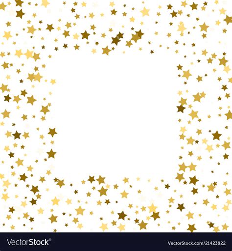 Gold Stars On A White Background Royalty Free Vector Image