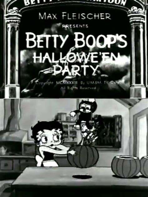 Betty Boops Halloween Party Un Film De 1933 Vodkaster