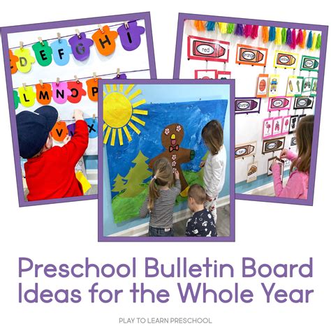 Interactive Bulletin Board Ideas For The Preschool Cl