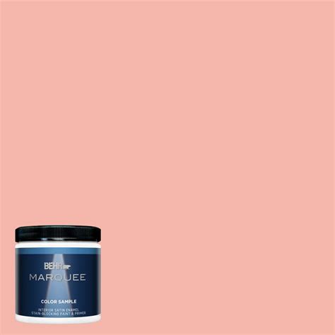 Behr Marquee 8 Oz P180 3 Pink Mimosa Satin Enamel Interiorexterior