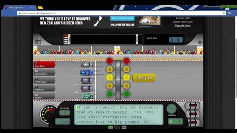 Nitro Type Race Gameplay 1 Youtube