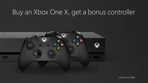 Get A Second Controller Free With A New Xbox One X Purchase
