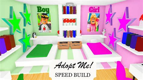 Pink And Mint Bedroom For Kids In Adopt Me Rroblox