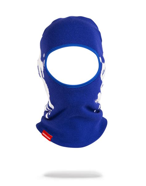 Money Drip Ski Mask Blue Sprayground