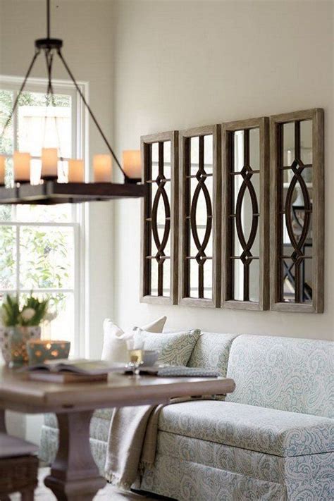 Multiple Transom Mirrors For Living Room Decoration