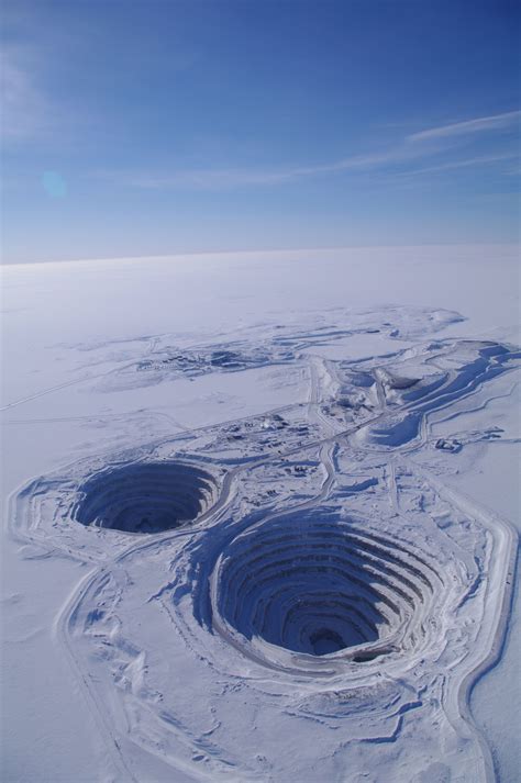 diavik diamond mine diamond mines northwest territories wonders of the world