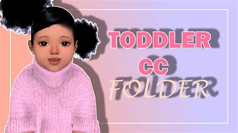 Toddler Cc Folder And Sim Download 🥺 The Sims 4the African Simmer