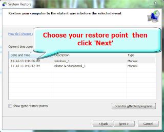If you run into a serious pc problem, system restore remains the best and easiest way to return your computer to an earlier, happier time. Computer's system restore to an earlier time in windows 7 ...