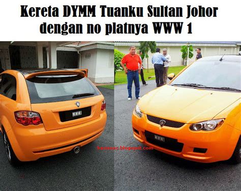 Indonesians react to 5 pangeran ganteng dari malaysia. Gambar Nombor Plat WWW1 Sultan Johor Di Proton Satria Neo ...