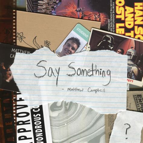 Matthew Campbell Say Something Lyrics Genius Lyrics