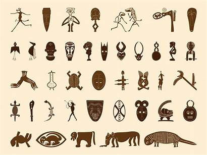Symbols African Graphics Tribal Vector Clipart Freevector