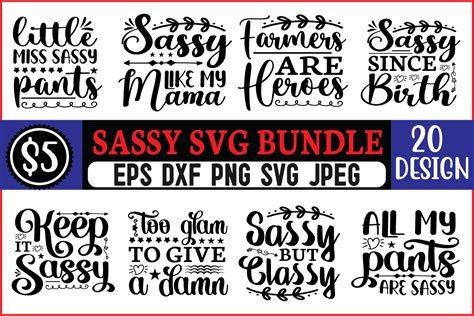 sassy svg bundle bundle · creative fabrica
