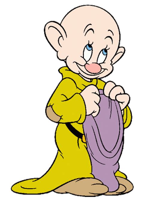 Old Bald Cartoon Character