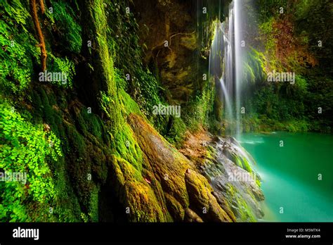 Amazing Waterfalls Among Beautiful Fresh Greenery Baakline Is A