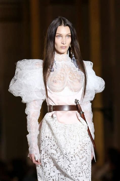 Bella Hadid Naked Tits At Vivienne Westwood Ready To Wear Fall Winter Paris The Fappening