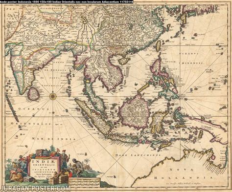 Menelusuri Jejak Sejarah Gambar Peta Indonesia Kuno Di Dinding Juragan Poster