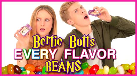bertie botts jelly bean challenge taste test youtube