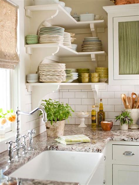 When one needs something from within, pull out the basket instead of including a tight corner in a small kitchen layout, one can design the shelves or cabinets in a straight line against the wall. California Livin Home: Kitchen Inspiration: Open Shelves