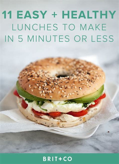 35 Easy Lunch Recipes You Can Make In 5 Minutes Or Less