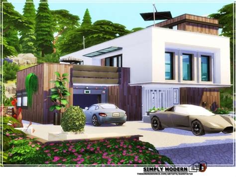 Simply Modern House By Danuta720 At Tsr Sims 4 Updates