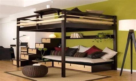 adult loft bed creations for apartment living and other small spaces