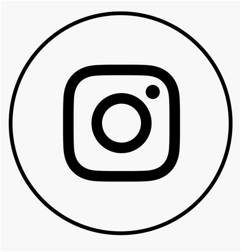 Instagram Icon White Instagram Logo For Business Card Hd Png