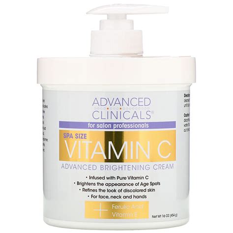 Advanced Clinicals Argan Oil Intensive Beauty Cream 16 Oz 454 G Afora