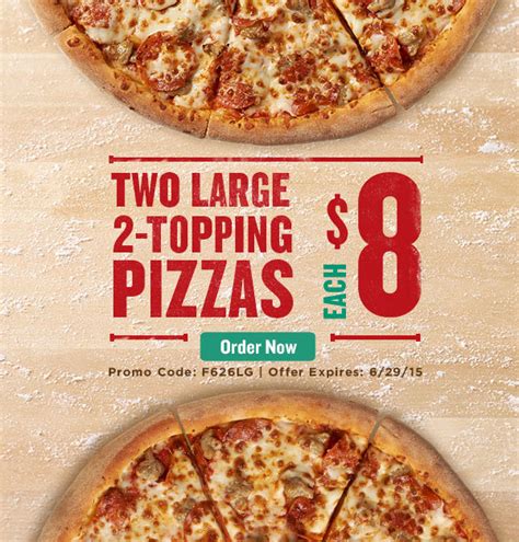 Two Large 2 Topping Pizzas 8 Each Utah Sweet Savings